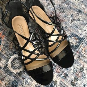 Genuine patent leather Antonio Melani heels.